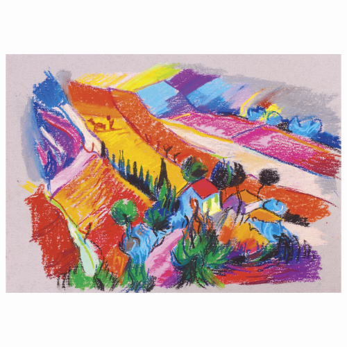 Пастель масляная художественная BRAUBERG ART CLASSIC, 24 цвета, круглое сечение фото 6