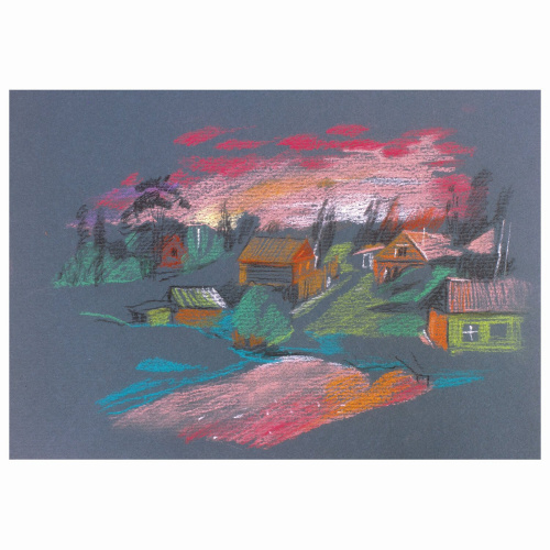Пастель сухая художественная BRAUBERG ART CLASSIC, 12 цветов, земляные тона, круглое сечение фото 3