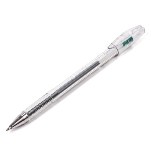 Ручка гелевая BRAUBERG "Jet", корпус прозрачный, узел 0,5 мм, линия письма 0,35 мм, зеленая фото 6