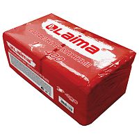 Салфетки бумажные LAIMA "Big Pack" 24х24 см, 400 шт. / пач, красные, 100% целлюлоза