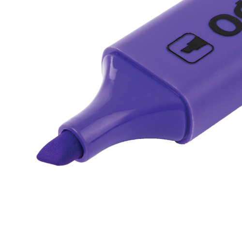 Текстовыделитель ОФИСМАГ, линия 1-5 мм, фиолетовый фото 5