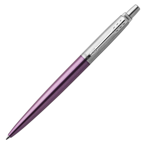 Ручка шариковая PARKER "Jotter Core Victoria Violet CT", корпус фиолетовый, синяя фото 5