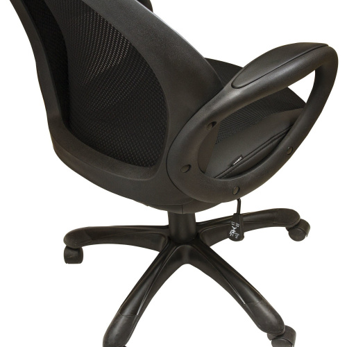 Кресло офисное BRABIX PREMIUM "Genesis EX-517", пластик черный, ткань/экокожа/сетка черная фото 6