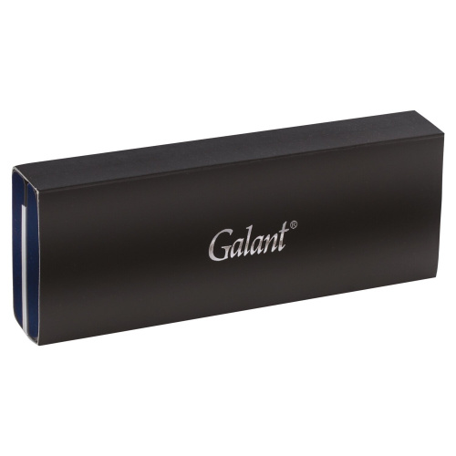 Ручка подарочная шариковая GALANT "VITRUM", корпус металл, детали серебристые, синяя фото 4
