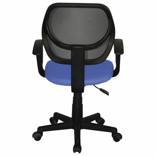 Кресло компактное BRABIX "Flip MG-305", ткань TW, синее/черное фото 8