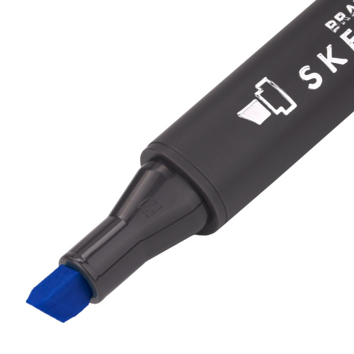 Маркер для скетчинга двусторонний BRAUBERG ART CLASSIC, 1 мм-6 мм , небесно-голубой фото 5