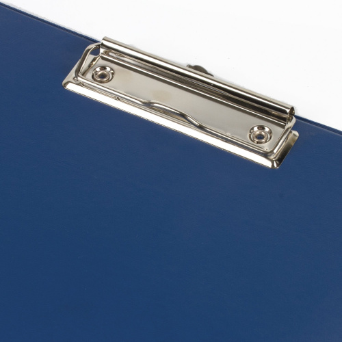 Доска-планшет ОФИСМАГ, А4, с прижимом, синяя фото 4