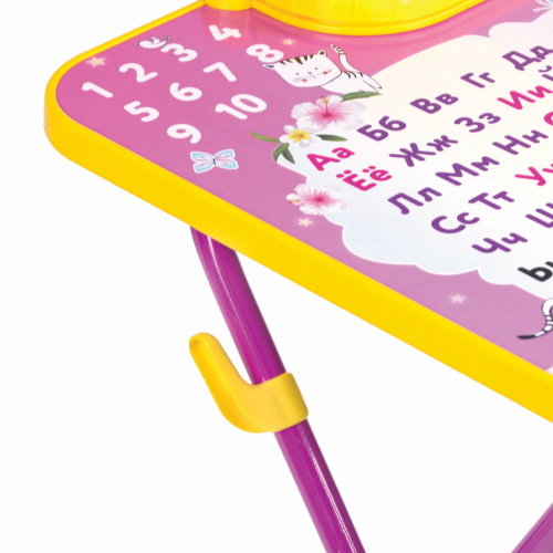 Комплект детской мебели BRAUBERG NIKA KIDS, стол, стул, пенал, розовый фото 4