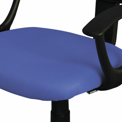 Кресло компактное BRABIX "Flip MG-305", ткань TW, синее/черное фото 6
