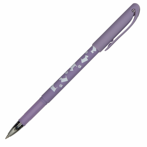 Ручка стираемая гелевая BRUNO VISCONTI "Щеночки", узел 0,5 мм, линия письма 0,3 мм, синяя фото 3