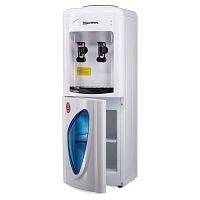 Кулер-водонагреватель AQUA WORK 0.7-LKR, напольный, шкаф, 2 крана, белый, без охлаждения