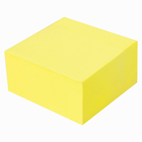 Блок самоклеящийся (стикеры) BRAUBERG, 76х76 мм, 400 л., неоновый желтый фото 7