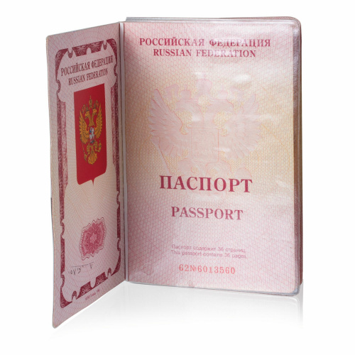 Обложка для листа паспорта STAFF, 60 штук, ПВХ, прозрачная фото 5