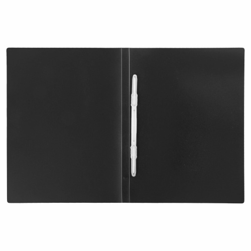 Папка с пластиковым скоросшивателем STAFF, до 100 листов, черная фото 6