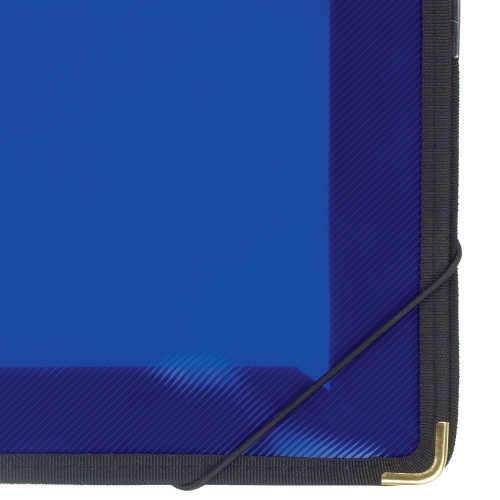 Папка на резинках BRAUBERG, широкая, А4, 330х240 мм, до 500 листов, синяя фото 5