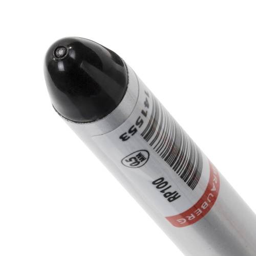 Ручка-роллер BRAUBERG "Control", корпус серебристый, линия письма 0,3 мм, черная фото 4