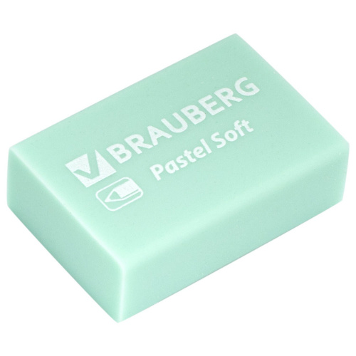 Ластики BRAUBERG "Pastel Soft", 12 шт., 31х20х10 мм, экологичный ПВХ фото 4