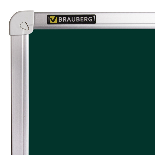 Доска для мела магнитная  BRAUBERG, 90х120 см, зеленая фото 4