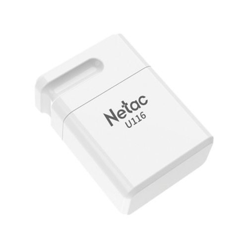 Флеш-диск 32 GB NETAC U116, USB 2.0, белый, NT03U116N-032G-20WH фото 2