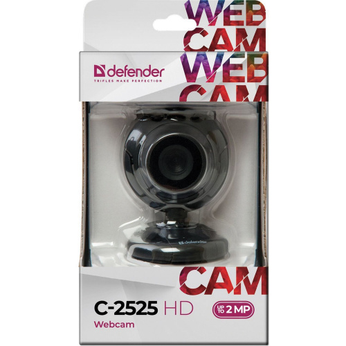Веб-камера DEFENDER, 2 Мп, микрофон, USB 2.0, регулируемое крепление, черная фото 9