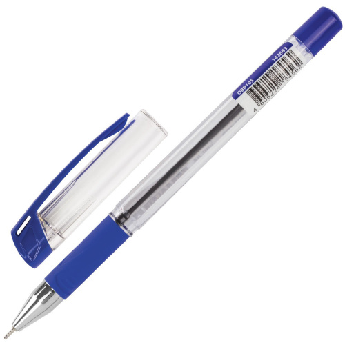 Ручка шариковая масляная с грипом BRAUBERG "Active", узел 0,7 мм, линия письма 0,35 мм, синяя фото 5