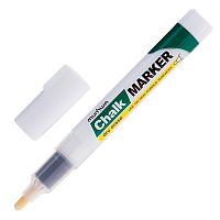 Маркер меловой MUNHWA "Chalk Marker", 3 мм, сухостираемый, для гладких поверхностей, белый