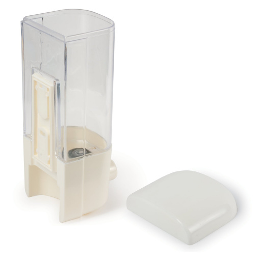 Диспенсер для жидкого мыла LAIMA, 0,5 л, белый, ABS-пластик фото 5