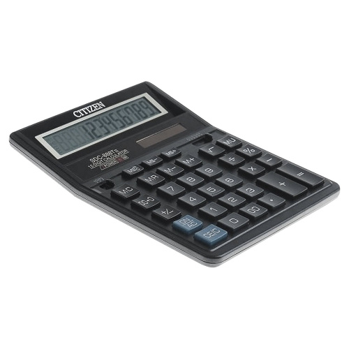 Калькулятор настольный CITIZEN SDC-888TII ,203х158 мм, 12 разрядов, двойное питание фото 8