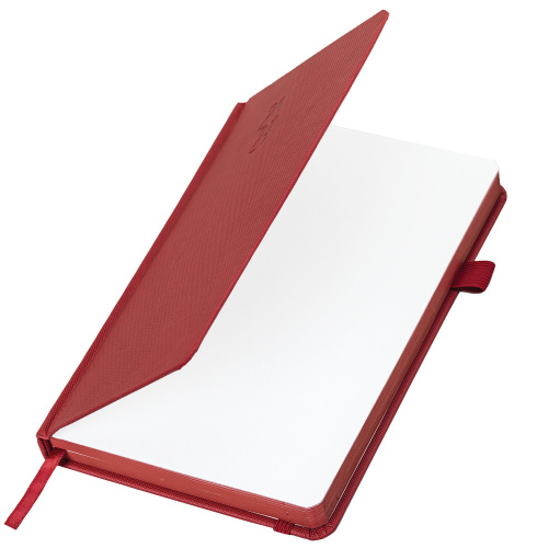Ежедневник датированный 2024 А5 138х213 мм BRAUBERG "Plain", под кожу, с резинкой, красный, 115000 фото 7
