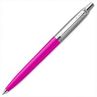 Ручка шариковая PARKER "Jotter Orig Magenta", корпус розовый, детали хром, блистер, синяя