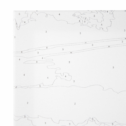 Картина по номерам ОСТРОВ СОКРОВИЩ "Туманный пейзаж", 40х50 см, на подрамнике, акрил, кисти фото 7