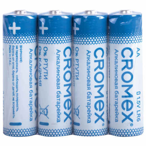 Батарейки алкалиновые CROMEX Alkaline, АА, пальчиковые, 40 шт., в коробке фото 2