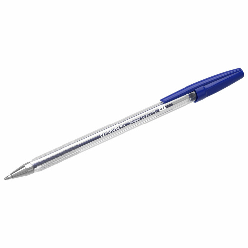 Ручки шариковые BRAUBERG "M-500", 10 шт., линия письма 0,35 мм, синие фото 6