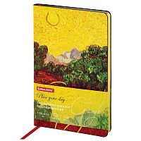 Ежедневник недатированный, (138х213 мм), BRAUBERG VISTA, 136 л., "Van Gogh"
