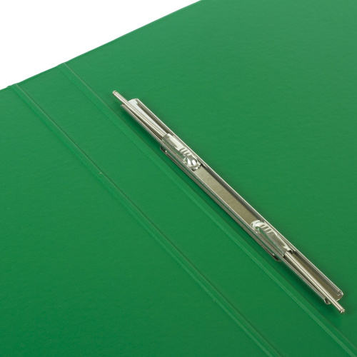 Папка с металлическим пружинным скоросшивателем BRAUBERG, картон/ПВХ, 35 мм, до 290 листов, зеленая фото 3