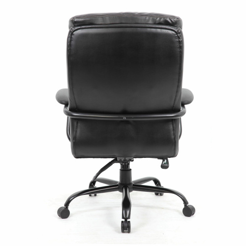 Кресло офисное BRABIX PREMIUM "Heavy Duty HD-004", до 200 кг, экокожа, черное фото 3