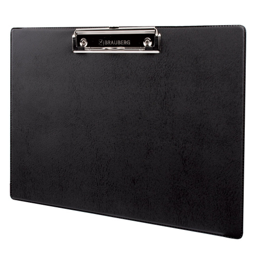 Доска-планшет BRAUBERG "NUMBER ONE ", А4, с прижимом, картон/ПВХ, горизонтальная, черная фото 5