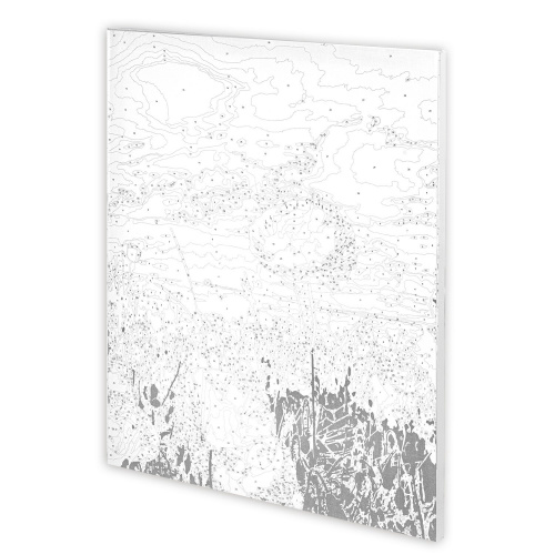 Картина по номерам ОСТРОВ СОКРОВИЩ "Маковое поле", 40х50 см, 3 кисти, акриловые краски фото 5