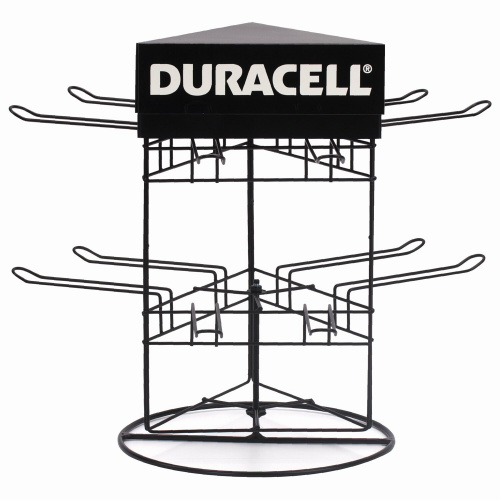 Дисплей для размещения товара настольный поворотный DURACELL, 2х2х3 крючка фото 4