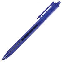 Ручка шариковая масляная автоматическая BRAUBERG "Tone", корпус тонированный, узел 0,7 мм, синяя