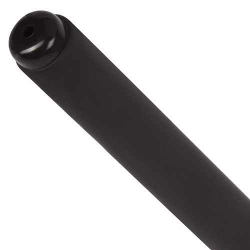 Ручка гелевая BRAUBERG "Matt Gel", ЧЕРНАЯ, корпус soft-touch, линия 0,35 мм фото 6