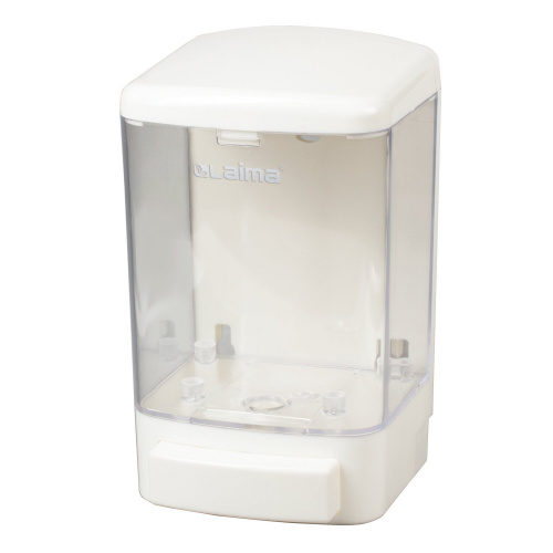 Диспенсер для жидкого мыла LAIMA, 1 л, белый, ABS-пластик фото 5