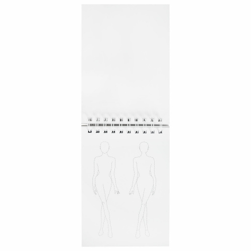 Скетчбук BRAUBERG с шаблонами фигур, бумага 160 г/м2, 145х205 мм, 60 л., гребень, подложка фото 6