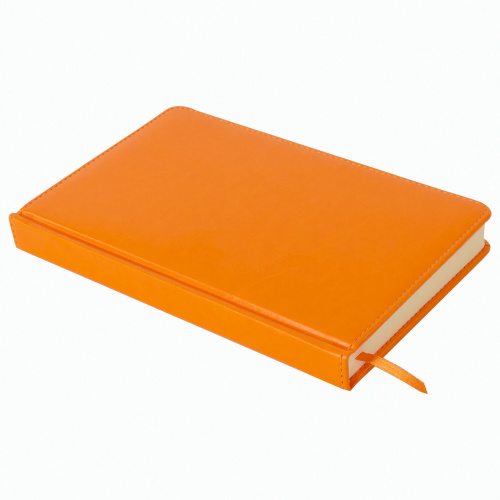Ежедневник недатированный BRAUBERG, А5, 138х213 мм, под кожу, 160 л., оранжевый фото 10