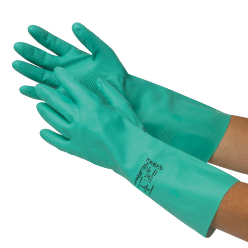 Перчатки нитриловые LAIMA EXPERT, химически устойчивые, гипоаллергенные, размер L фото 5