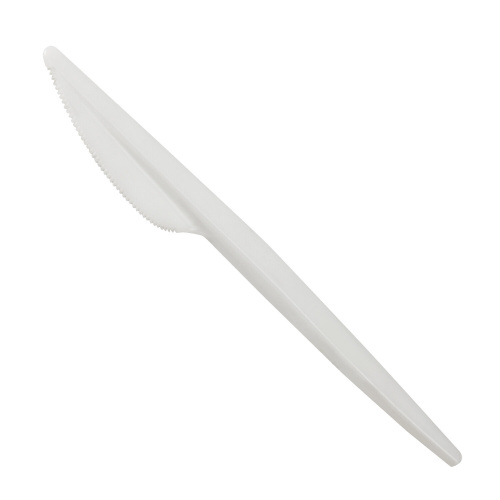Одноразовые ножи LAIMA "СТАНДАРТ", 165 мм, 100 шт., пластиковые, белые фото 3
