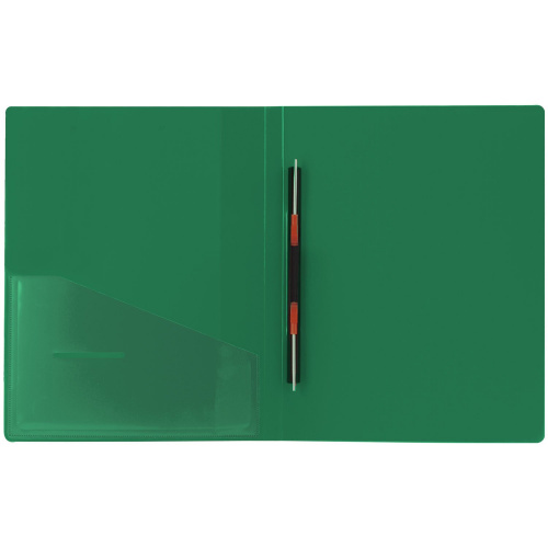 Папка BRAUBERG "Contract", с металлич скоросшивателем и внутрен карманом, до 100 л., 0,7 мм, зеленая фото 4