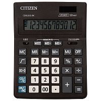 Калькулятор настольный CITIZEN, 205x155 мм, 12 разрядов, двойное питание