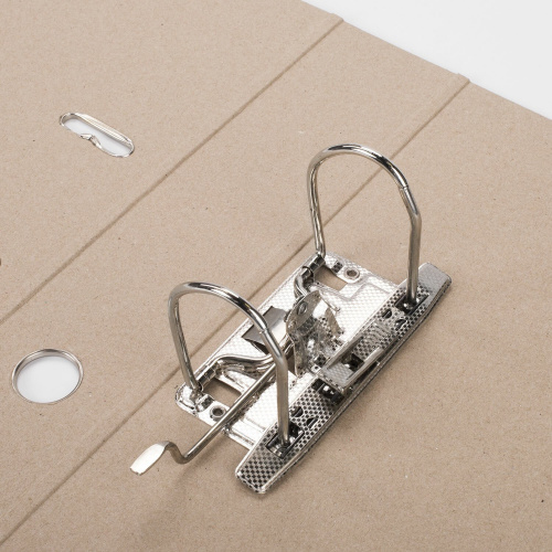 Папка-регистратор STAFF "Basic", 75 мм, картонная, без покрытия и уголка фото 5