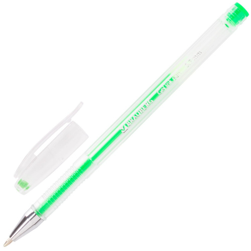 Ручки гелевые BRAUBERG "Jet", 6 цветов, неоновые, узел 0,7 мм, линия письма 0,5 мм фото 8